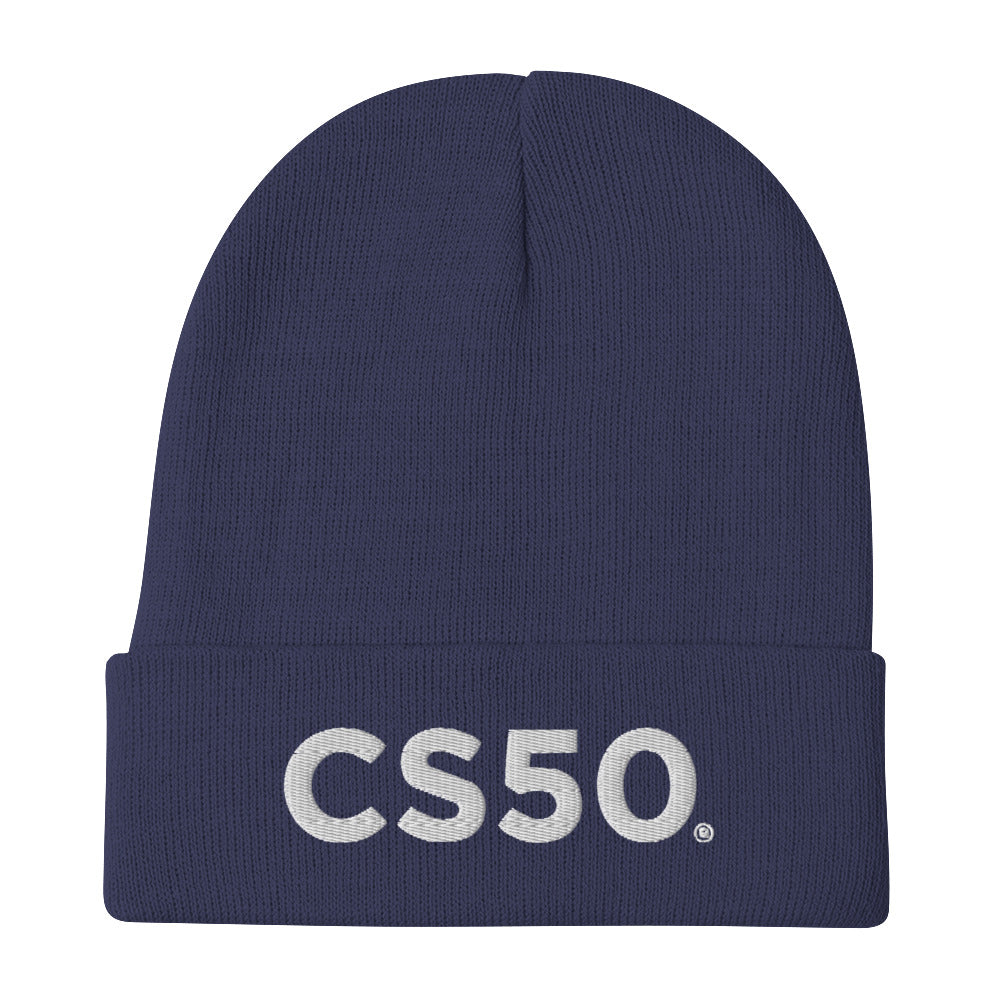 CS50 Embroidered Beanie